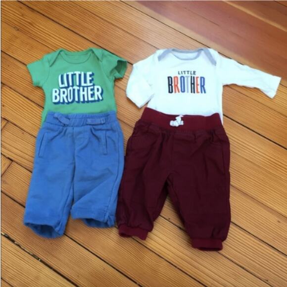 4 Piece Newborn Little Brother Bundle - Picture 1 of 4